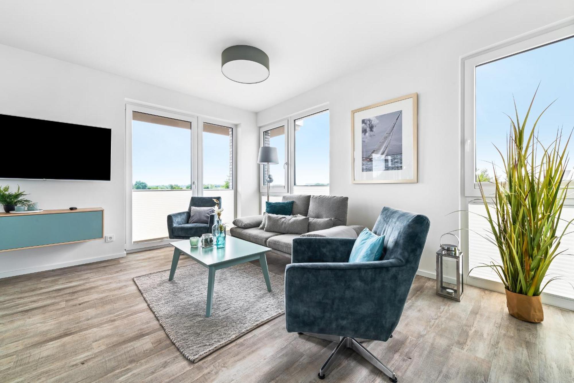 Beachterraceone - Eg, Meerblick, Terrasse, Kamin, Sauna Olpenitz Dış mekan fotoğraf
