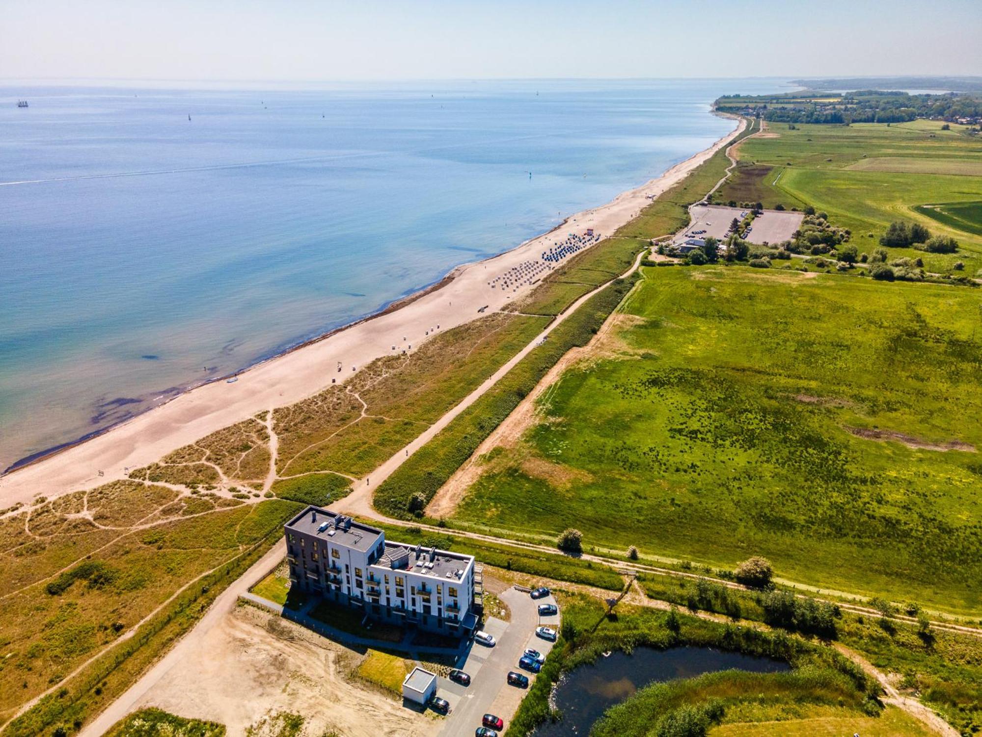 Beachterraceone - Eg, Meerblick, Terrasse, Kamin, Sauna Olpenitz Dış mekan fotoğraf