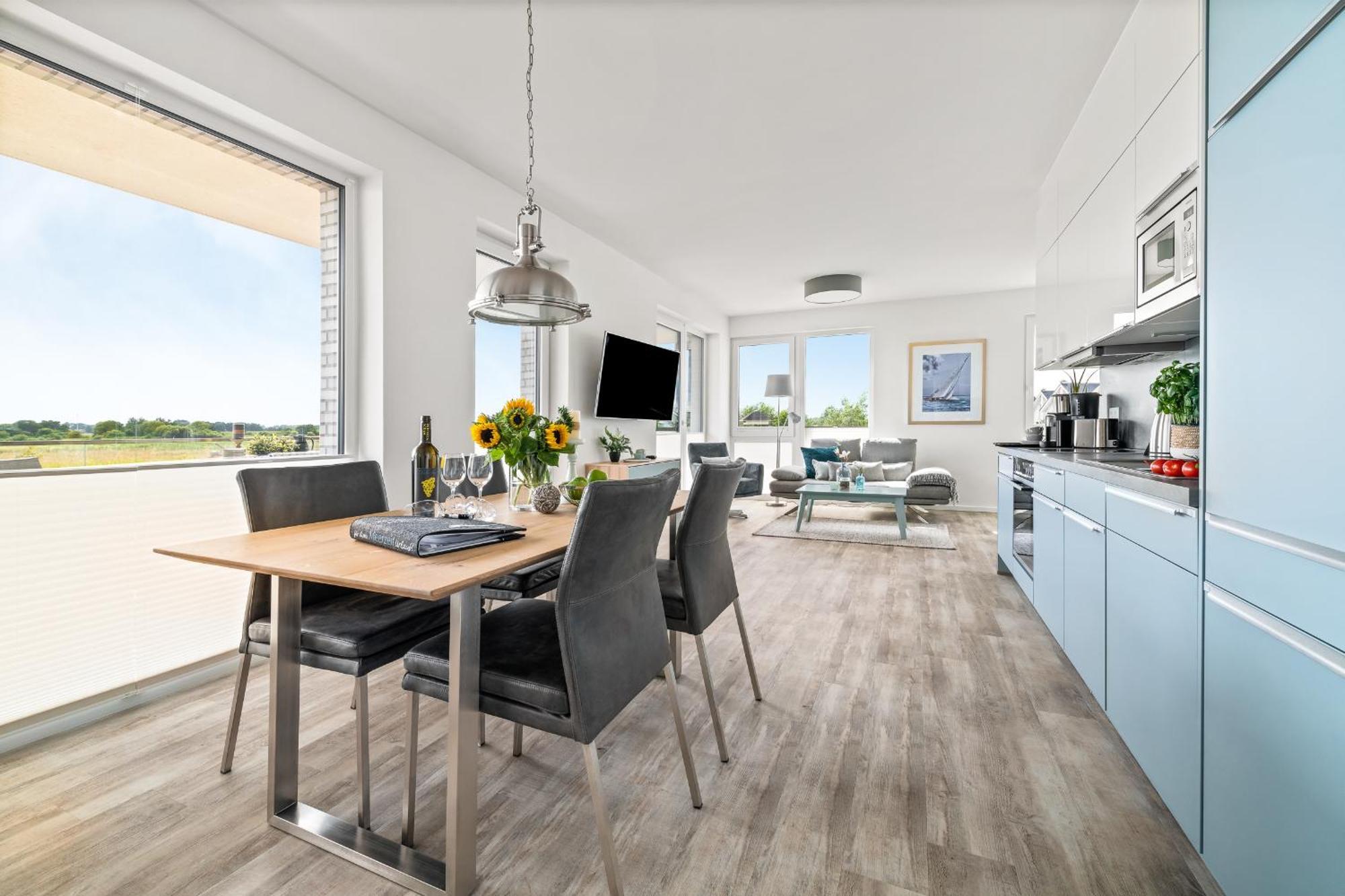 Beachterraceone - Eg, Meerblick, Terrasse, Kamin, Sauna Olpenitz Dış mekan fotoğraf