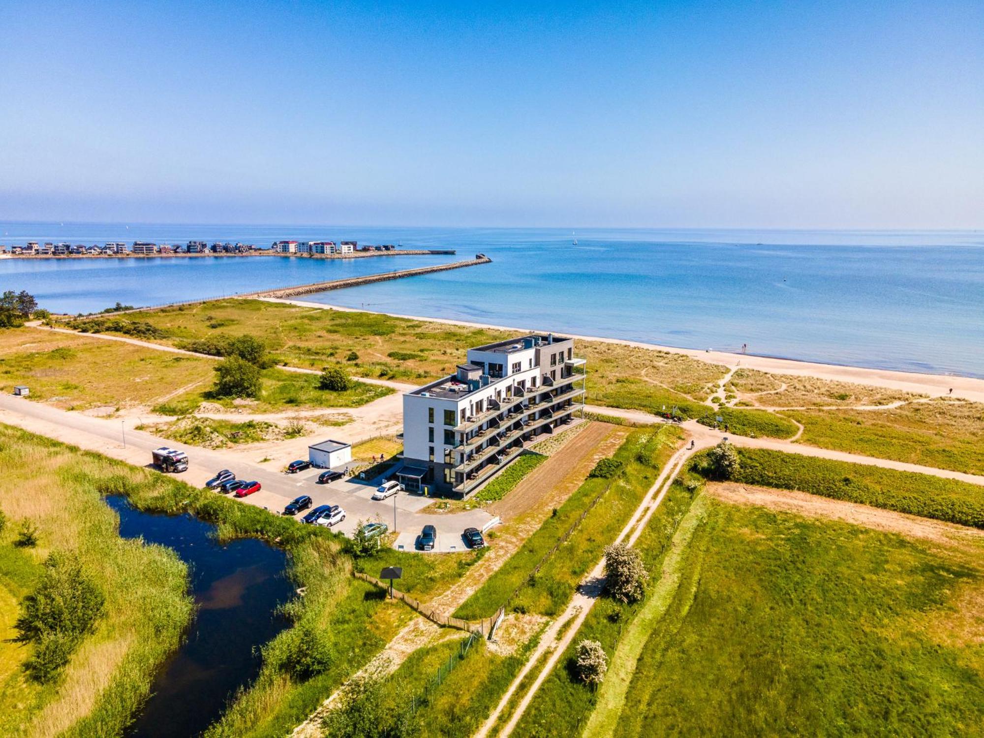 Beachterraceone - Eg, Meerblick, Terrasse, Kamin, Sauna Olpenitz Dış mekan fotoğraf