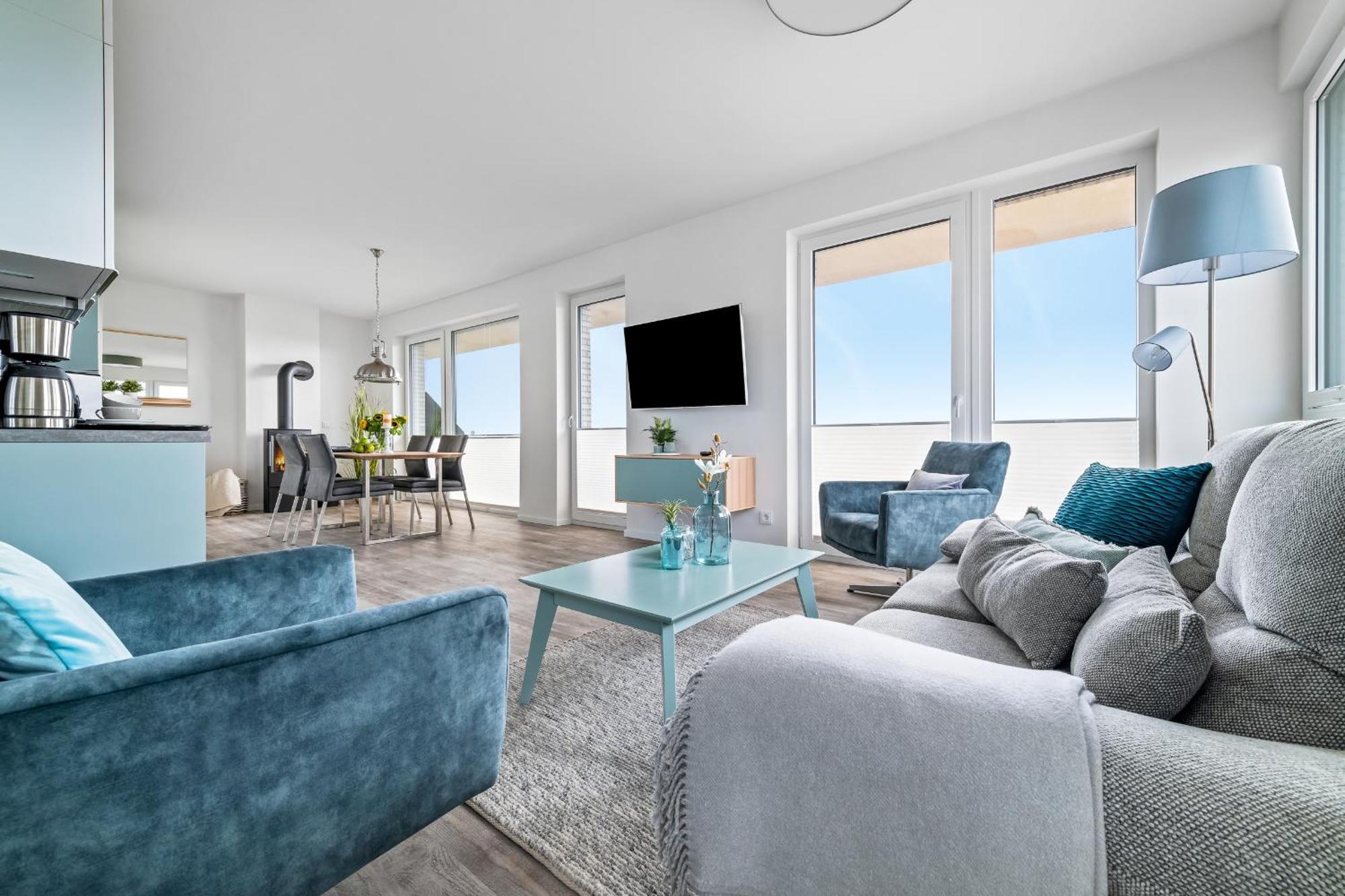 Beachterraceone - Eg, Meerblick, Terrasse, Kamin, Sauna Olpenitz Dış mekan fotoğraf